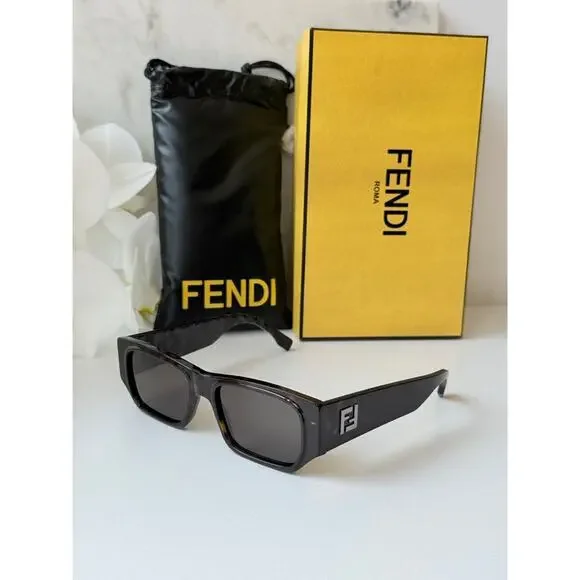 NEW Fendi FE40144I Brown Unisex Sunglasses
